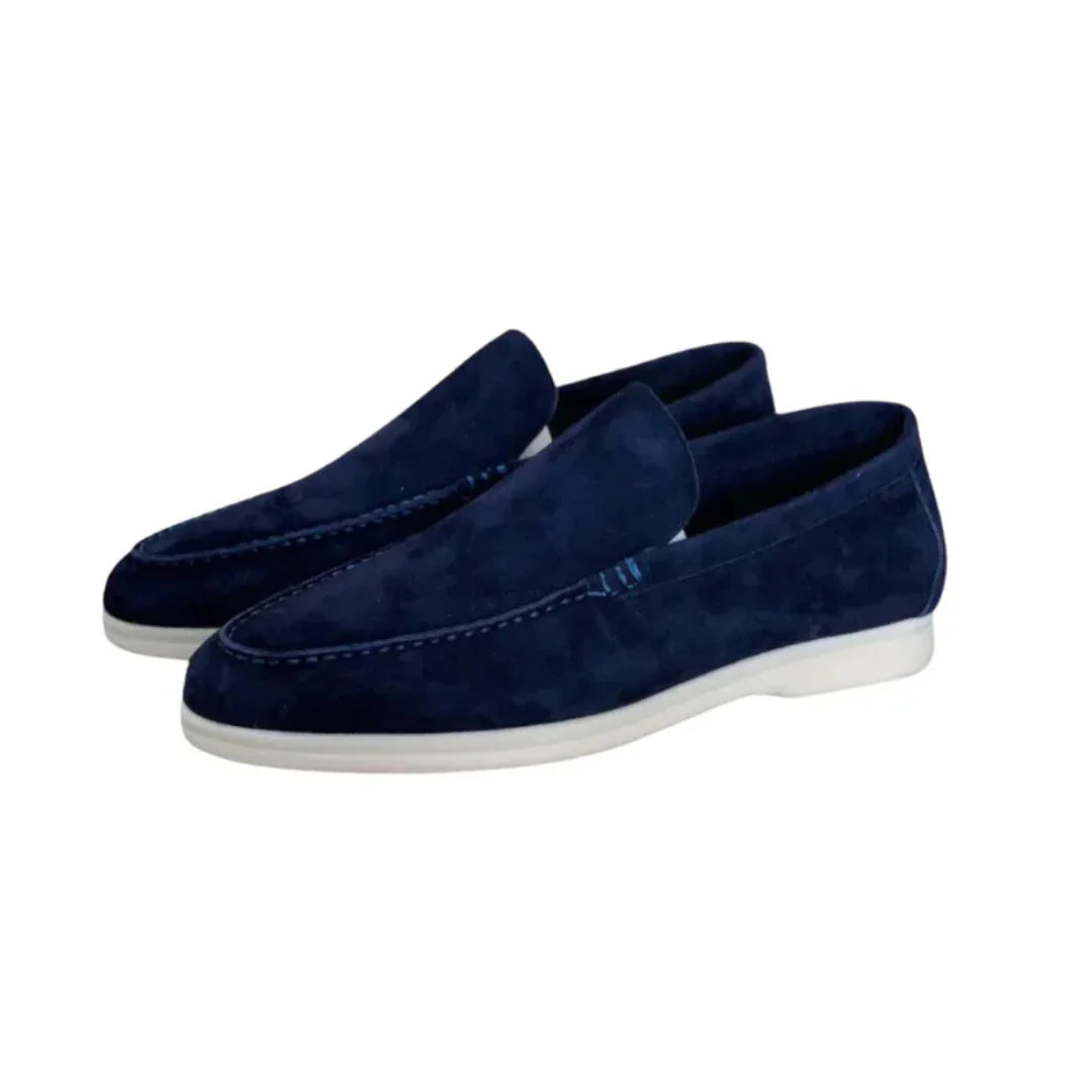 Men's Suede Loafers Old Money Style