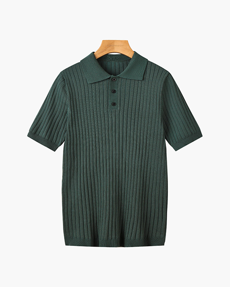 Amalfi Knitted Polo Shirt