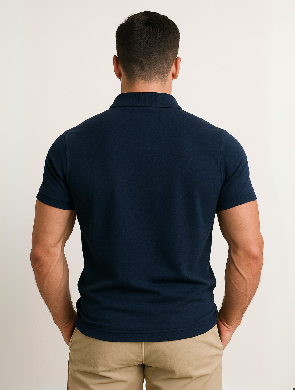Polo Shirt Navy Blue for Men – Timeless Old Money Style