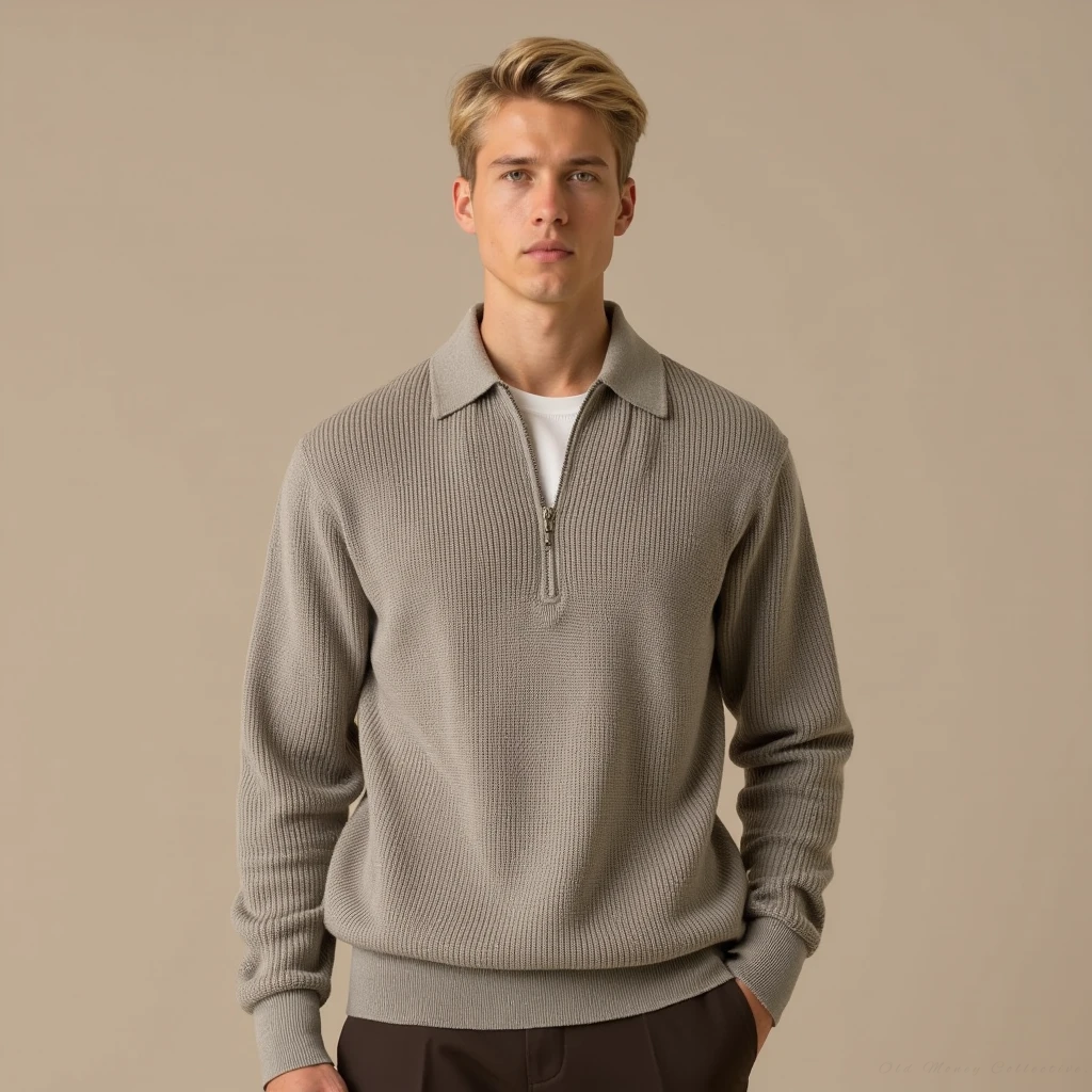 Devon Merino Zip Cardigan