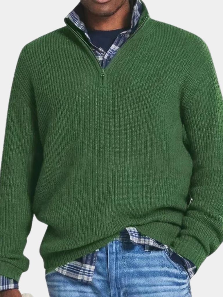 Classic Highland Quarter-Zip Sweater
