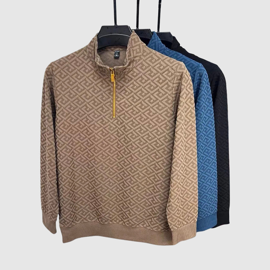 Lorenzo Vitali Jacquard Luxe Sweater