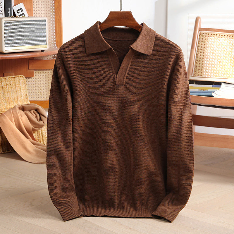 Lorenzo Knit Polo Sweater - Fayymont Co