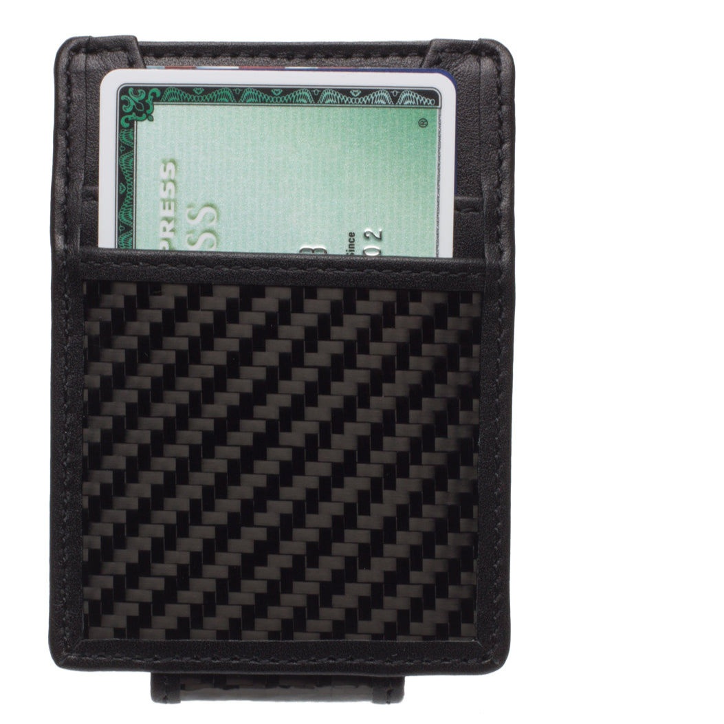 Carbon Forge Monarch Clip – Leather & Carbon Fibre Wallet