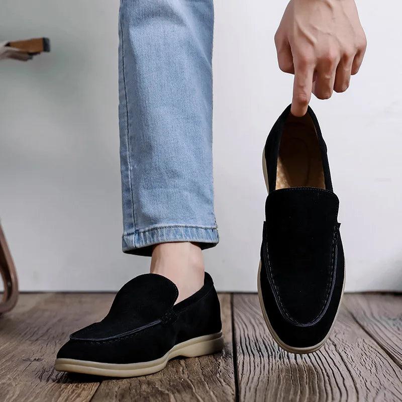 Men's Suede Loafers