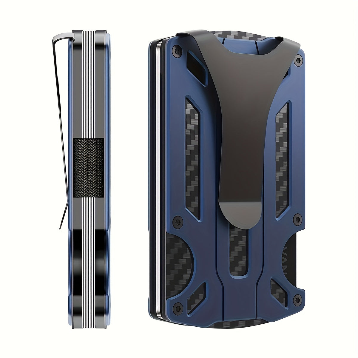 Ultra-Thin Aluminum Alloy RFID Blocking Card Holder Anti-Theft Men’s Wallet