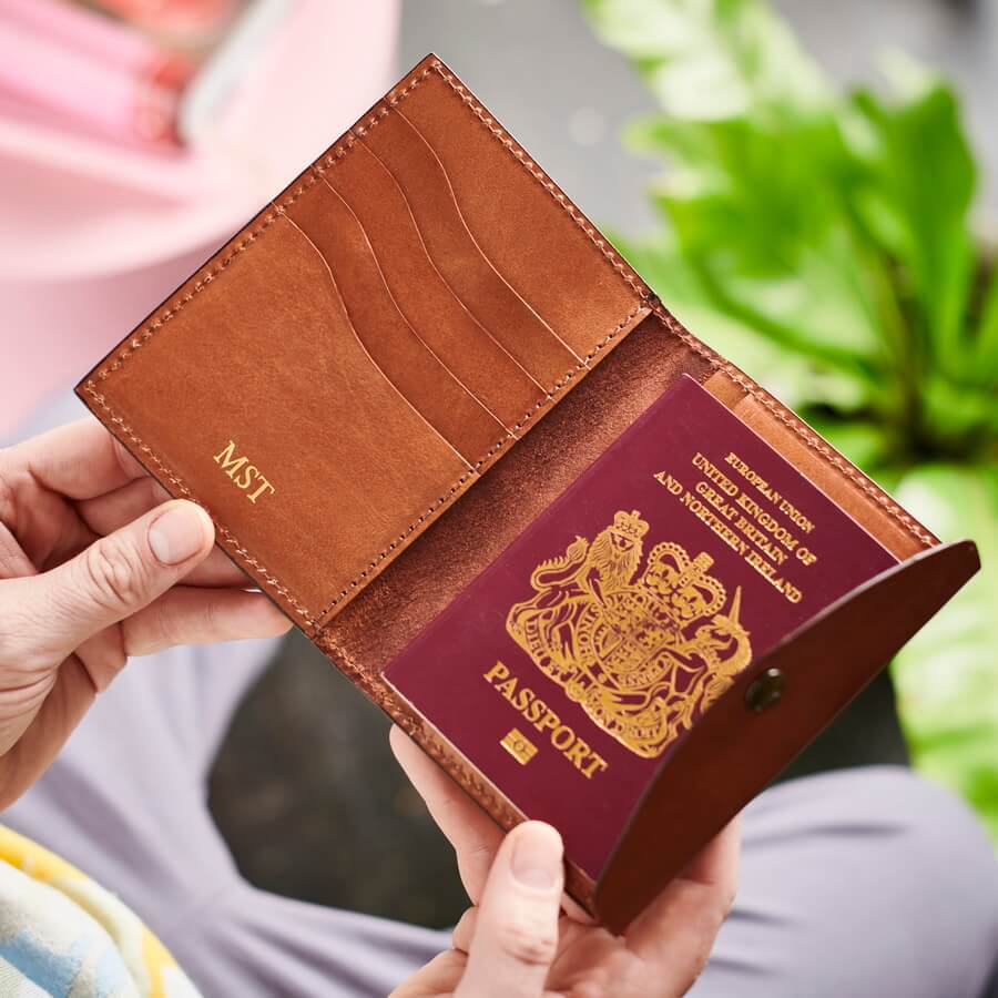 Florence Leather Passport Holder