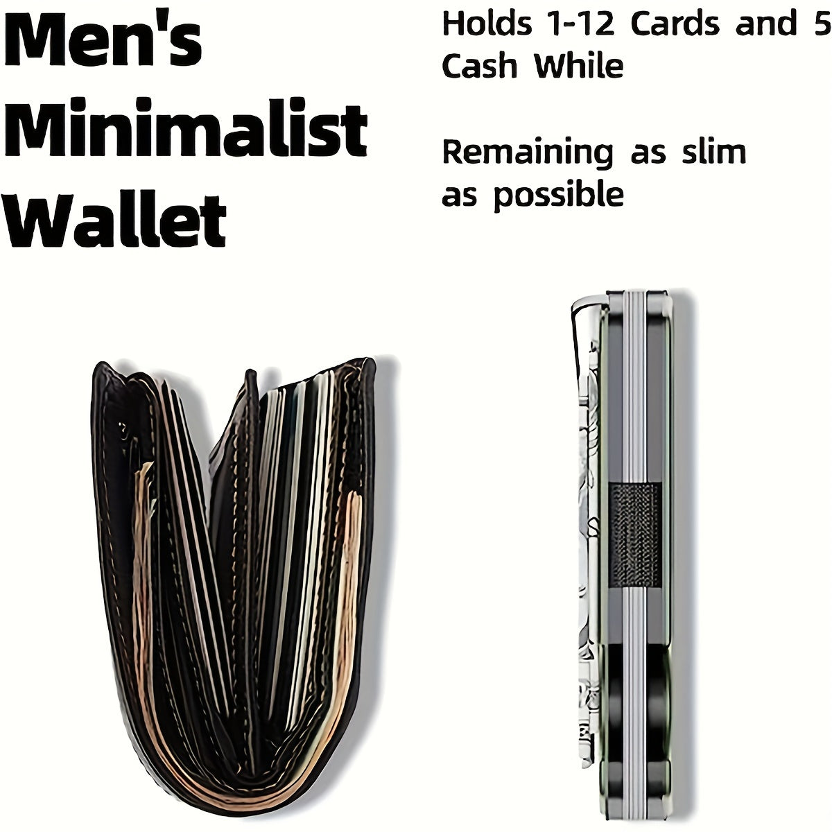 Ultra-Thin Aluminum Alloy RFID Blocking Card Holder Anti-Theft Men’s Wallet