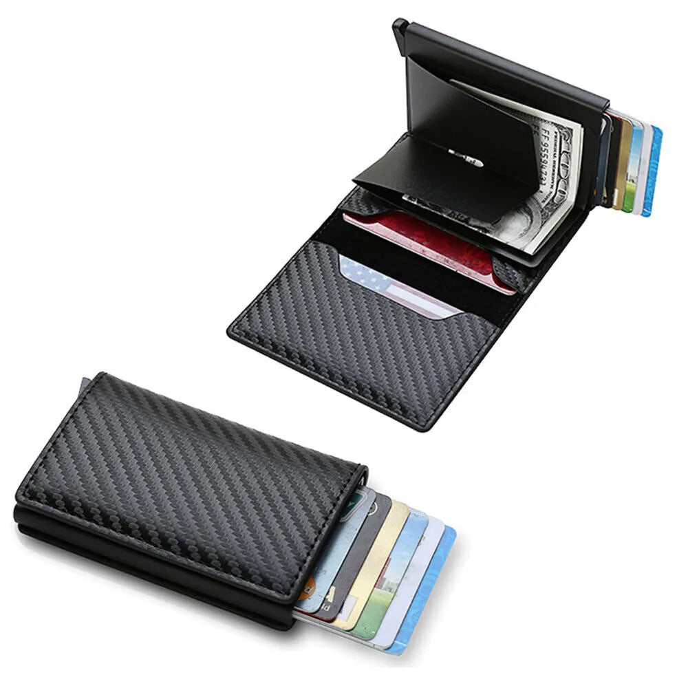 VaultLine™ RFID Duo – Dual Wallets + FREE Surprise Gift | Save 50%