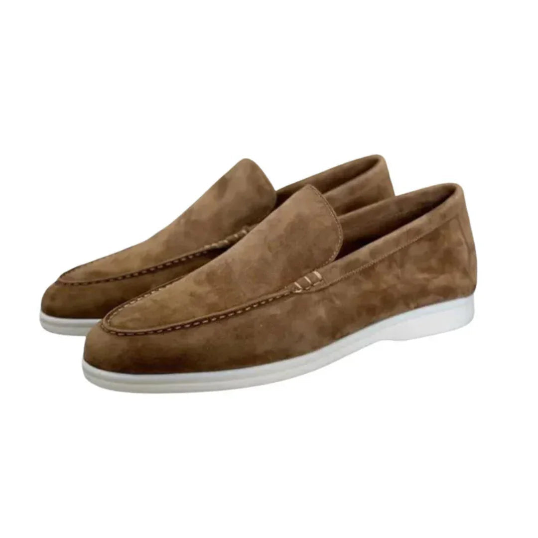 Men's Suede Loafers Old Money Style