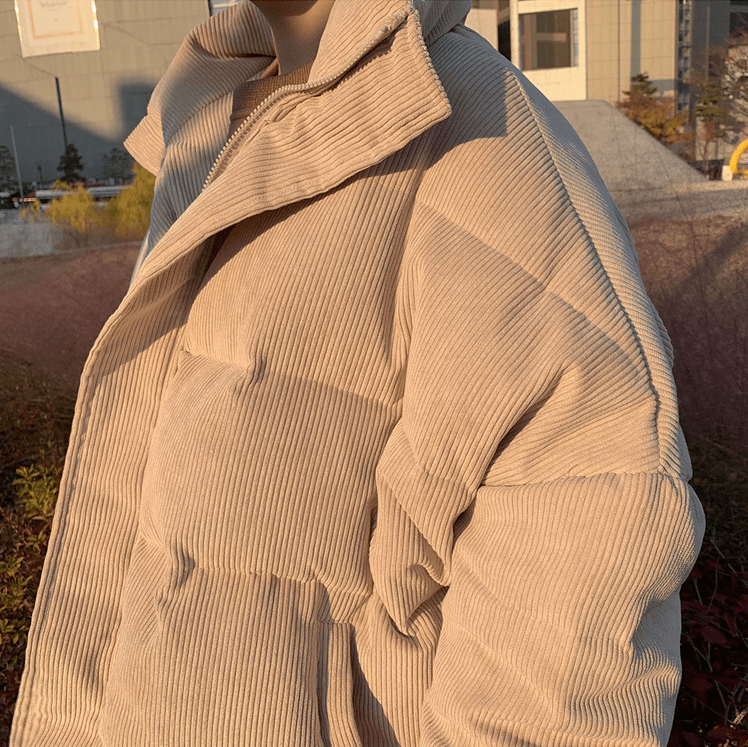 Corduroy Puffer Jacket