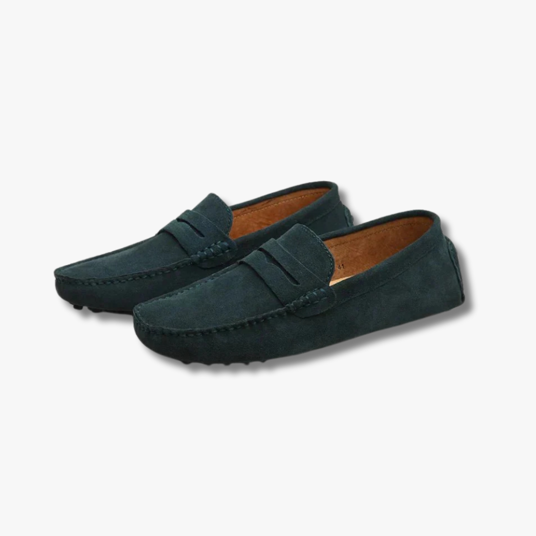 Italian-Style Suede Driving Loafers for Men – Lightweight & Stylish