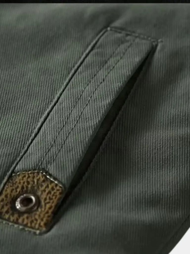 Vintage Military Aviator Jacket - Cross & Crown